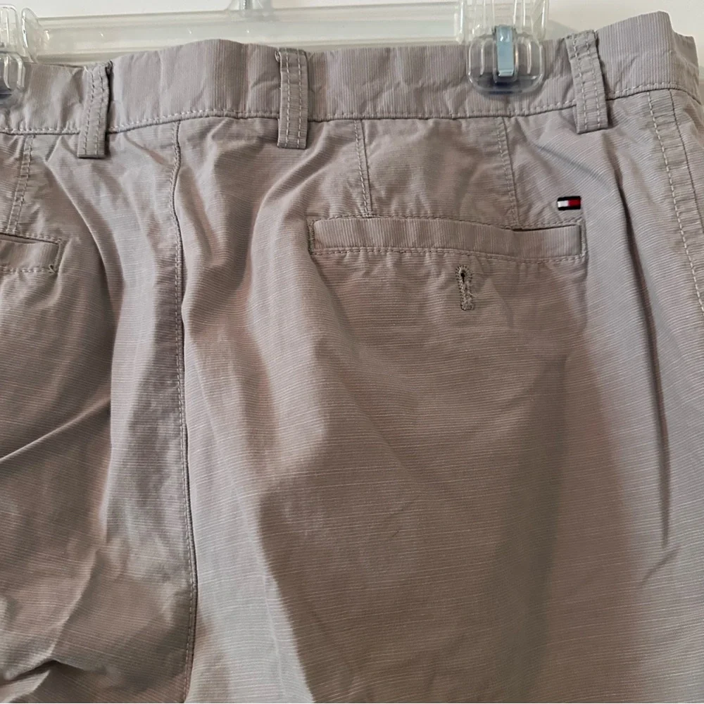 Tommy Hilfiger Gray Flat Front Shorts - Picture 5 of 8